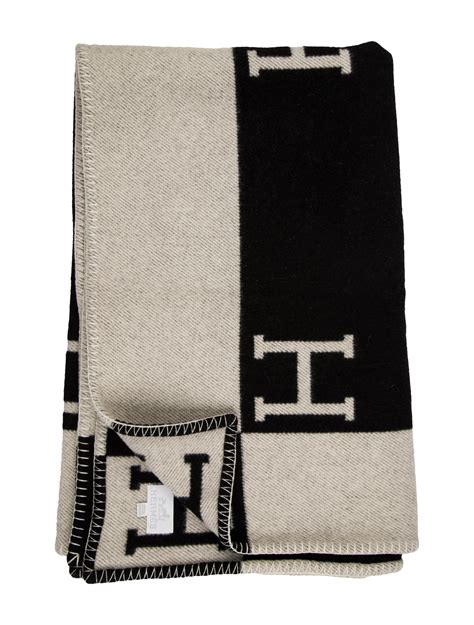 hermes black and white throw|hermes throw blanket etsy.